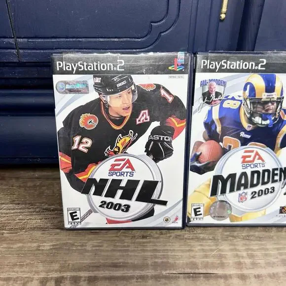 PlayStation 2 Sports Games: NHL 2003, Madden 2003, Allstar Baseball 2003 - Picture 3 of 7